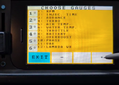 Lancia Delta HF Integrale ECU Monitor